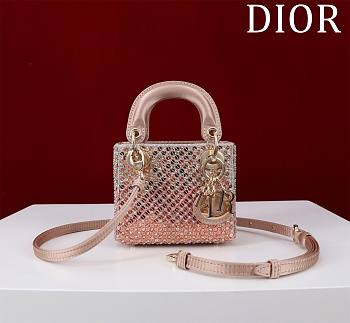 Dior Mini Lady Pink Sequin Bag - 12cm