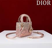 Dior Mini Lady Pink Sequin Bag - 12cm - 6