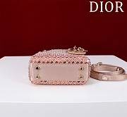 Dior Mini Lady Pink Sequin Bag - 12cm - 4