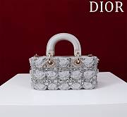Dior Lady D Joy Grey Bag - 22*12*6.5cm - 6