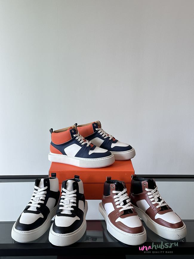 Hermes Inject High Top Sneakers - 1