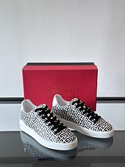 Balmain B-Court monogram-pattern Sneakers - 5