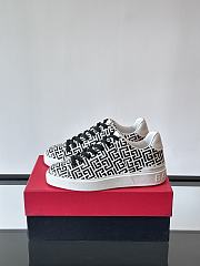 Balmain B-Court monogram-pattern Sneakers - 2