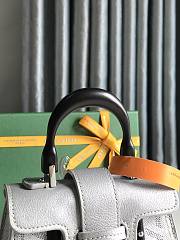 	 Goyard Saigon Nano Grey Bag 14.5*11.5*7.5cm - 4