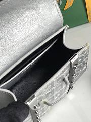 	 Goyard Saigon Nano Grey Bag 14.5*11.5*7.5cm - 3