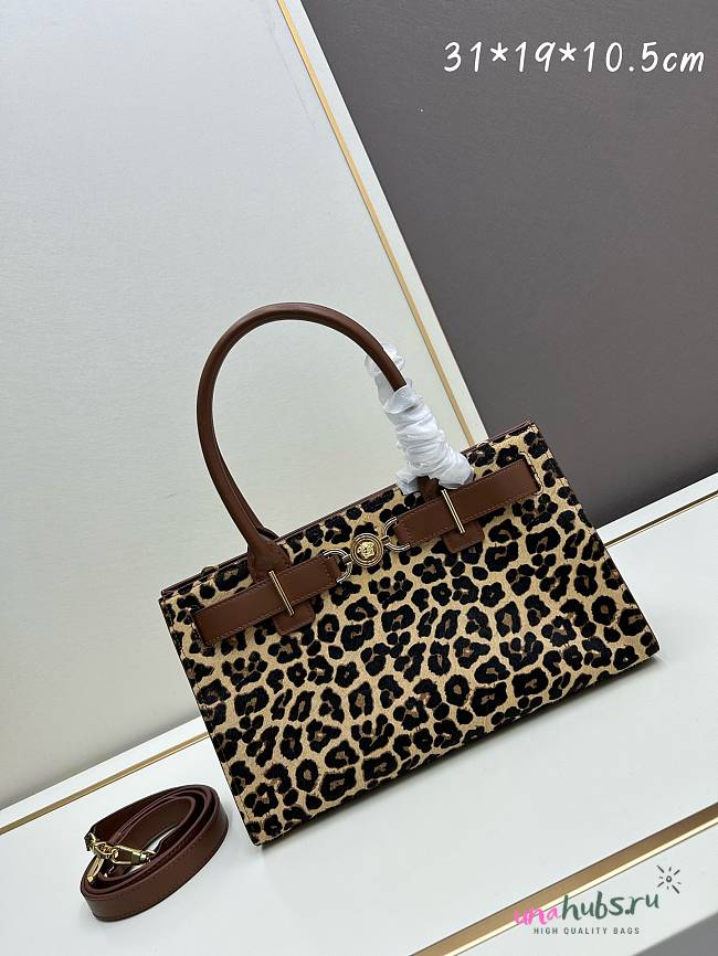 Versace Leopard Tote - 31×10.5×19cm - 1