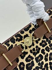Versace Leopard Tote - 31×10.5×19cm - 5