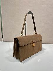 Prada suede shoulder bag 35x19.5x10.5cm - 6
