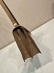 Prada suede shoulder bag 35x19.5x10.5cm - 5