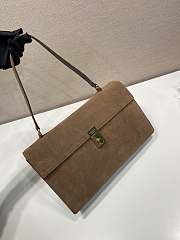Prada suede shoulder bag 35x19.5x10.5cm - 3