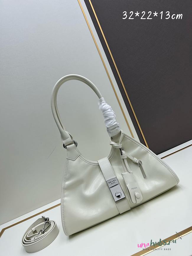Prada Leather Shoulder Bag - 32×22×13CM - 1