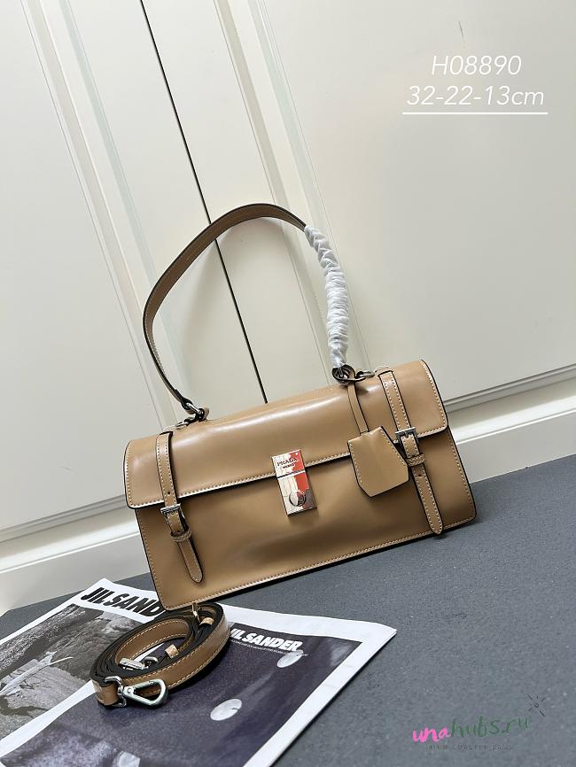 Prada Leather Shoulder Bag 5 colors - 32×22×13CM - 1