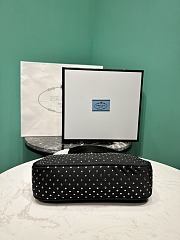 Prada Studded Re-Nylon Mini Bag in Black 23x13x5cm - 6