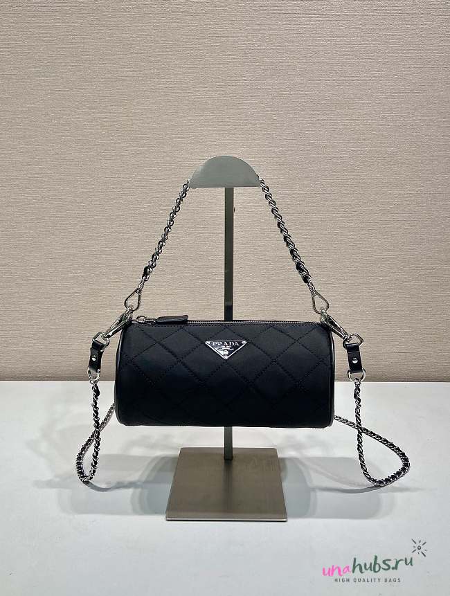 Prada Black Round Bag - 22x10.5x10.5cm - 1