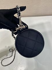 Prada Black Round Bag - 22x10.5x10.5cm - 2