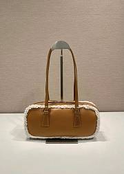 Prada Medium Shearling Leather Tote Bag 2712x6cm - 6