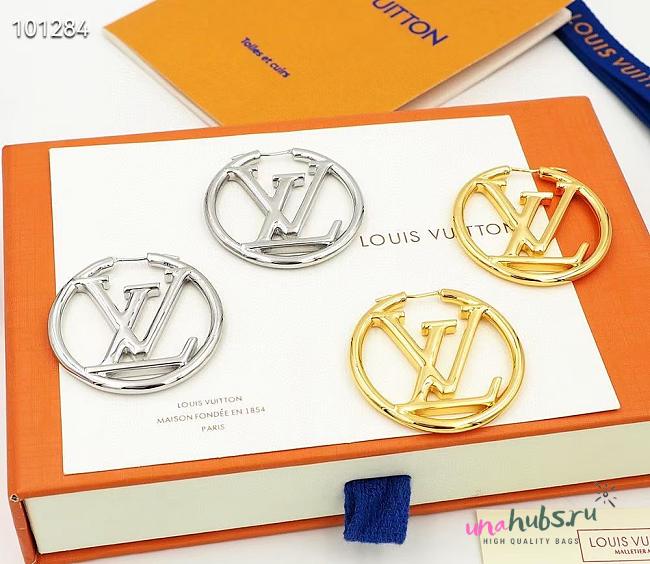 Louis Vuitton Louise GM Hoop Earrings - 1