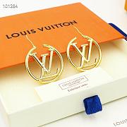 Louis Vuitton Louise GM Hoop Earrings - 2