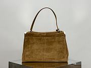 	 Balenciaga Rhodeo Suede Brown Bag - 35x23x11cm - 6