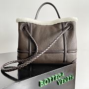 Bottega Veneta Andiamo Brown Leather  Bag - 32*24*12cm - 4