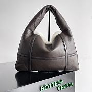 Bottega Veneta Hop Brown Leather Bag - 41*20.5*7.5cm - 1
