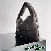 Bottega Veneta Hop Brown Leather Bag - 41*20.5*7.5cm - 6