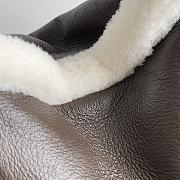 Bottega Veneta Hop Brown Leather Bag - 41*20.5*7.5cm - 2