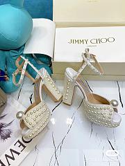 Jimmy Choo Sacaria 120mm embellished satin platform sandal - 3