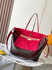 Louis Vuitton Neverfull Bandoulière Inside Out Red 28 x 14 x 31cm - 2