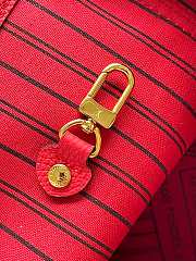 Louis Vuitton Neverfull Bandoulière Inside Out Red 28 x 14 x 31cm - 4
