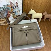 Hermes Kelly lakis 32cm swift leather bag - 3