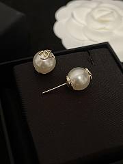 Chanel Pearl CC Earrings - 3