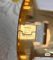 Hermes Clic Clac H White Bracelet 2cm - 6