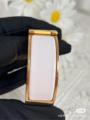 Hermes Clic Clac H White Bracelet 2cm - 2