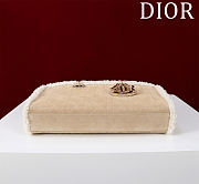 Dior Lady D Joy Suede Shearling Bag - 26cm - 4