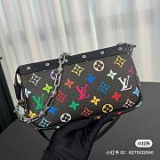 Louis Vuitton X Murakami Pochette Black Bag - 21cm - 1