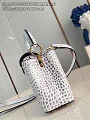 Louis Vuitton Capucines White Crocodile Bag - 21x 13.6 x 8 cm - 6