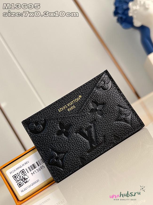 Louis Vuitton Criss-Cross Monogram Empreinte Card Holder - 1