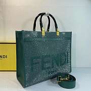 Fendi Sunshine Medium Green Tote - 35x31x13 - 6