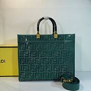 Fendi Sunshine Medium Green Tote - 35x31x13 - 2