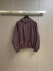Gucci Lightweight GG nylon jacket in dark purple - 1