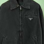 Prada Black Jean Jacket - 3