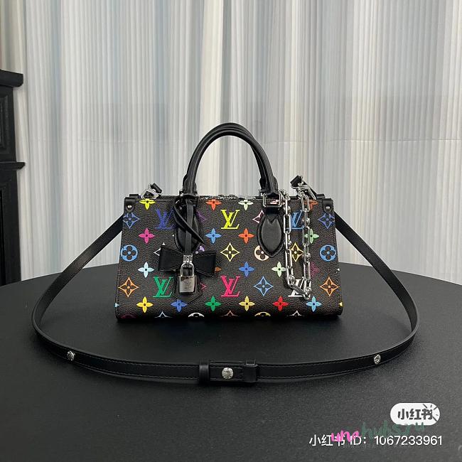 Louis Vuitton x TM Onthego East West Chain Black Bag 25x13x10cm - 1