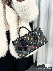 Louis Vuitton x TM Onthego East West Chain Black Bag 25x13x10cm - 4