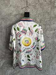Casablanca Le Vase Brisé Silk Short Sleeve Shirt - 3