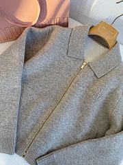 Miu Miu Grey Cardigan Jacket - 6