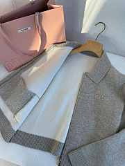 Miu Miu Grey Cardigan Jacket - 5