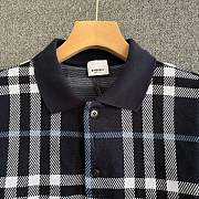 Burberry Men Checked Cotton Polo Shirt - 6