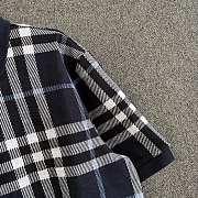 Burberry Men Checked Cotton Polo Shirt - 4