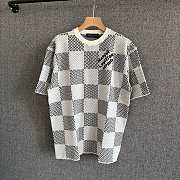 Louis Vuitton White Damier T - Shirt - 1